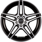 GMP - MYTHOS BLACK DIAMOND 9,5X19 LK:5/112 ET:50 ML:66,6